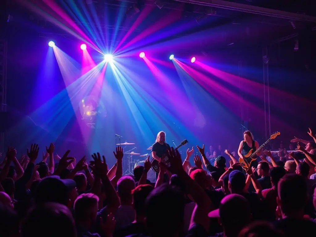 A dynamic photograph capturing the energy and excitement of a live musical performance at SEKHFEST FESTIVAL, highlighting the talent and artistry on display.